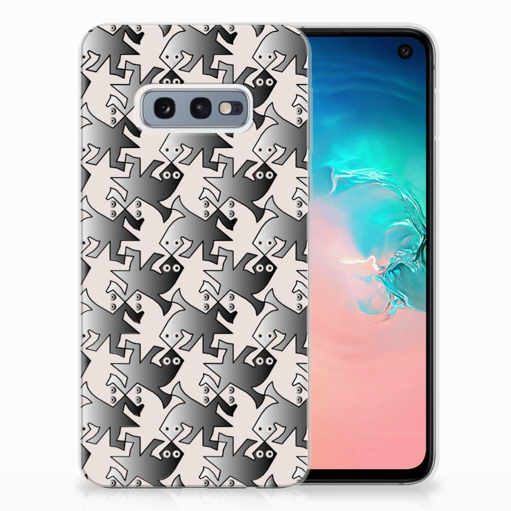 Samsung Galaxy S10e TPU Hoesje Salamander Grey
