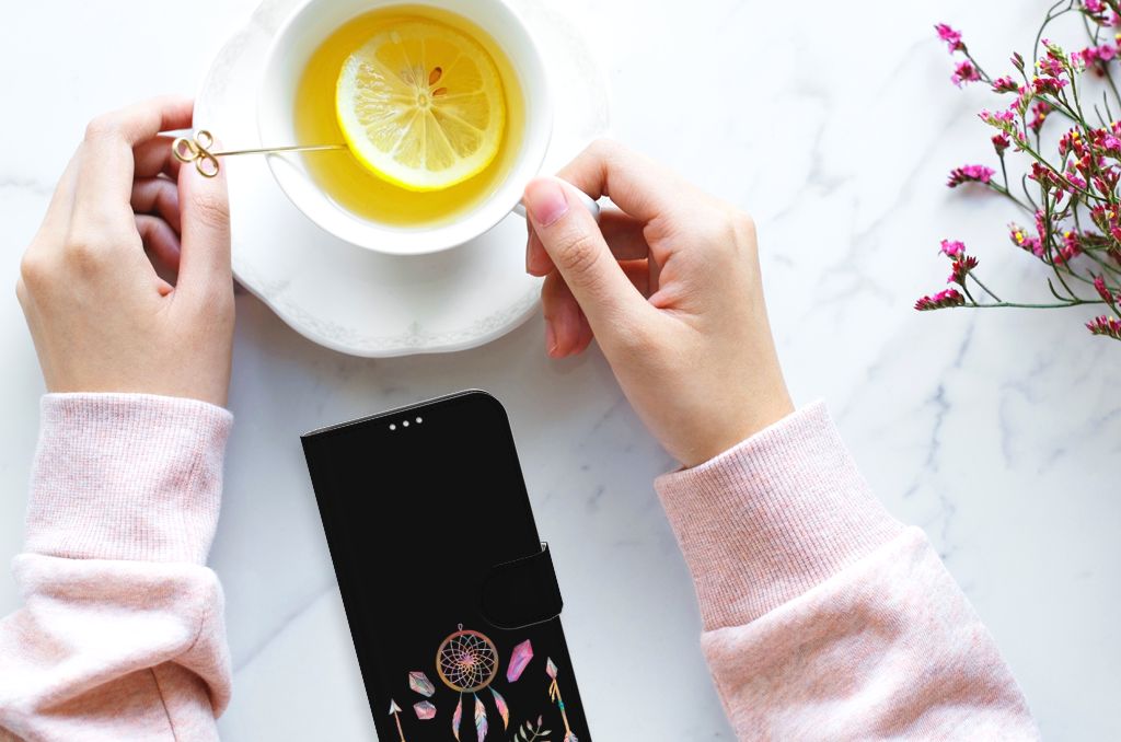 Motorola G8 Power Leuk Hoesje Boho Dreamcatcher