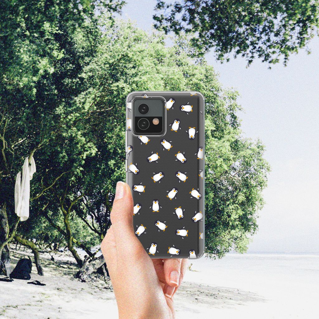 TPU bumper voor Motorola Moto G72 Pinguïn B2C Telecom