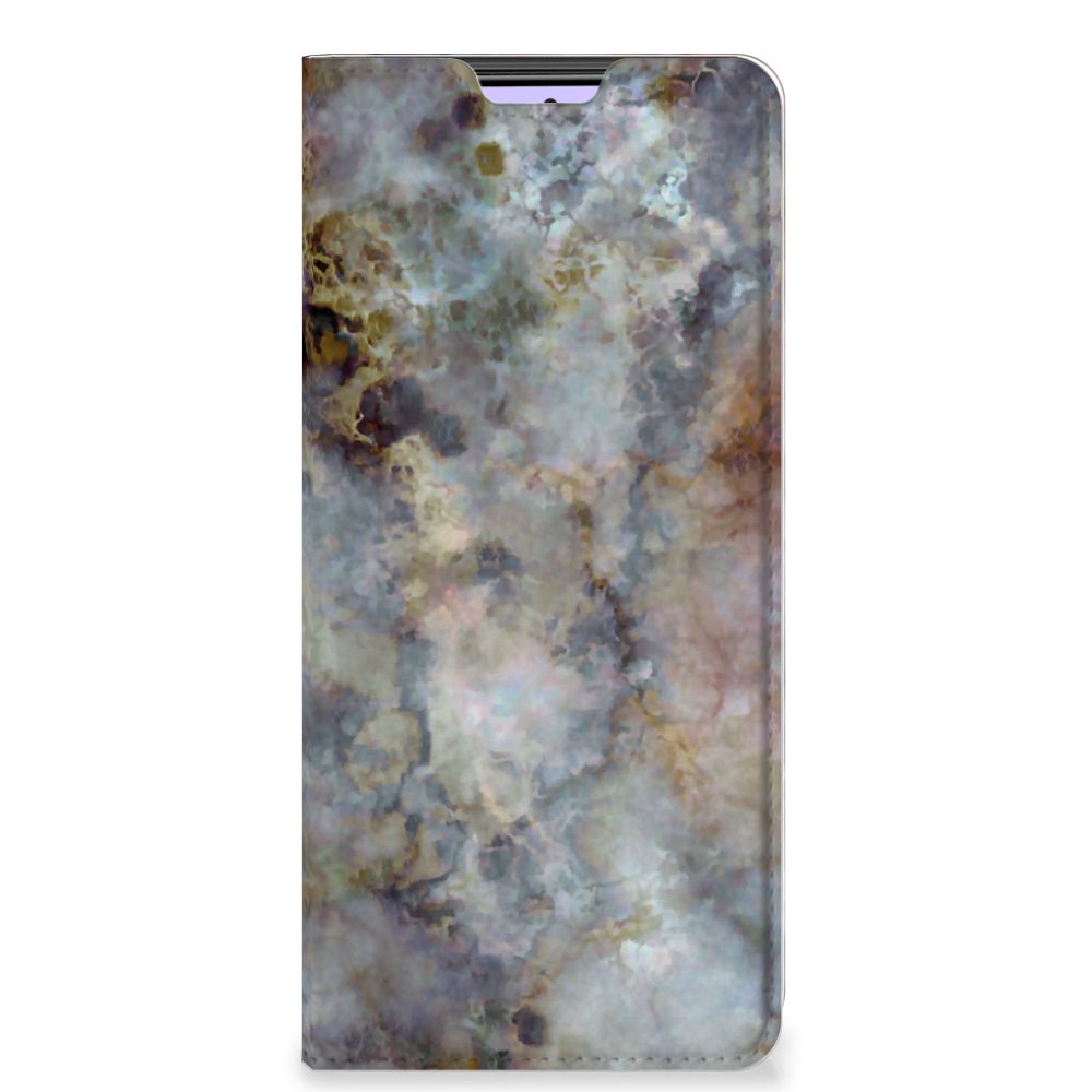 Xiaomi Redmi Note 10 Pro Standcase Marmer Grijs - B2C Telecom