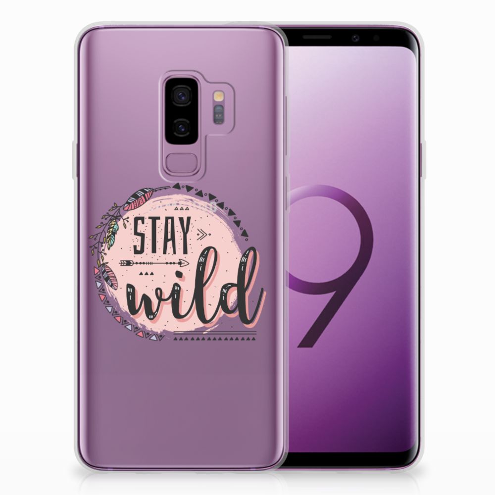 Samsung Galaxy S9 Plus Telefoonhoesje met Naam Boho Stay Wild