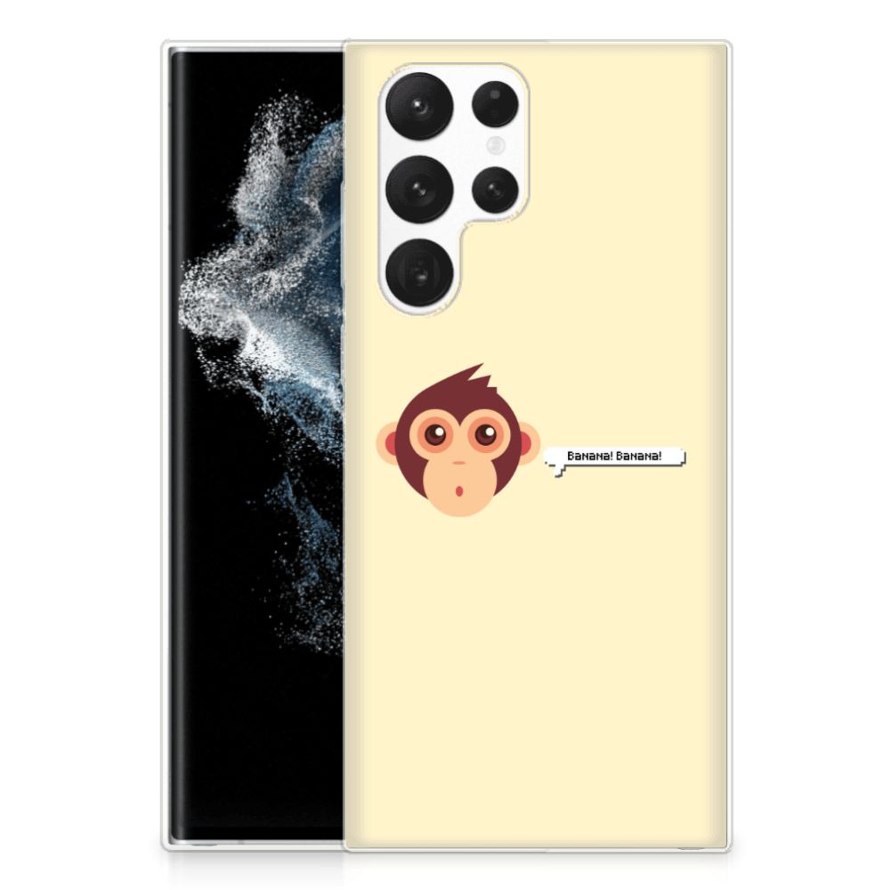 Samsung Galaxy S22 Ultra Telefoonhoesje met Naam Monkey B2C Telecom