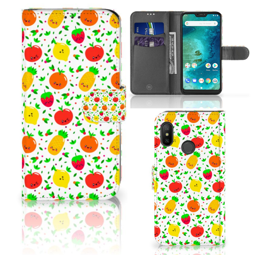 Xiaomi Mi A2 Lite Book Cover Fruits