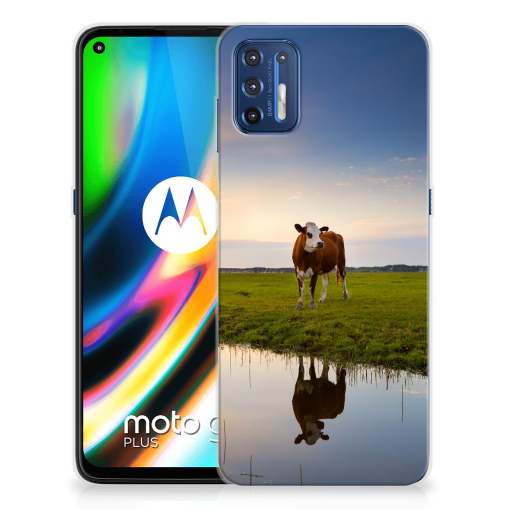 Motorola Moto G9 Plus TPU Hoesje Koe B2C Telecom