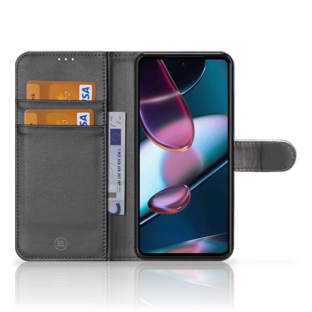 Motorola Edge 30 Pro Book Case Polygon Dark