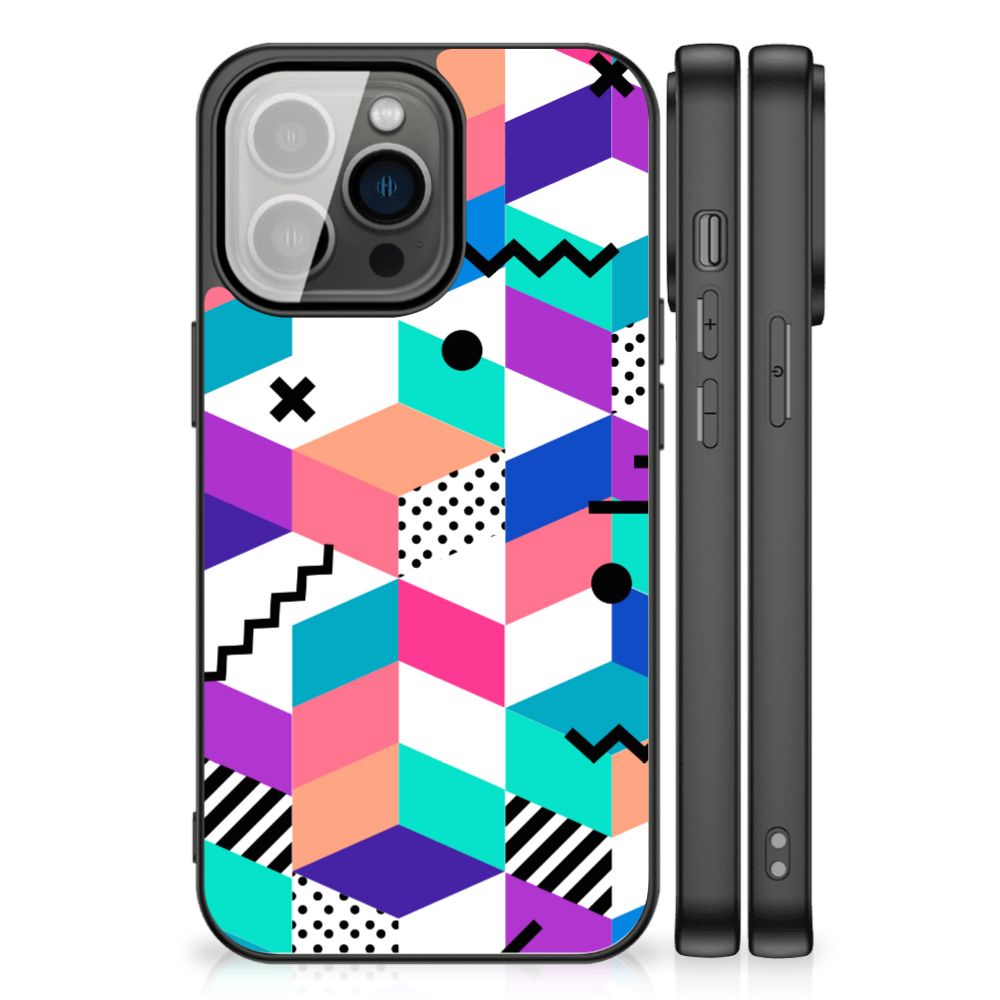 iPhone 13 Pro Backcover Blokken Kleurrijk B2C Telecom