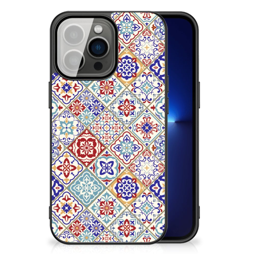 iPhone 13 Pro Marmeren Print Telefoonhoesje Tiles Color B2C Telecom