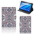 Lenovo Tab E10 Leuk Tablet hoesje  Flower Tiles