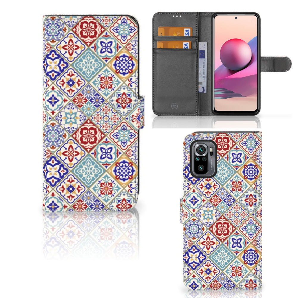 Xiaomi Redmi Note 10S | 10 4G | Poco M5s Bookcase Tiles Color