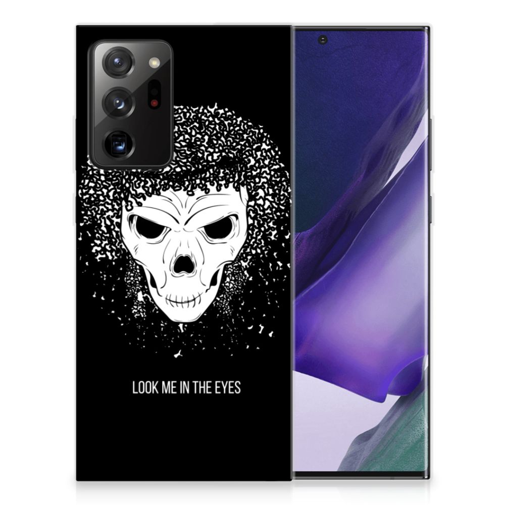 Silicone Back Case Samsung Galaxy Note20 Ultra Skull Hair