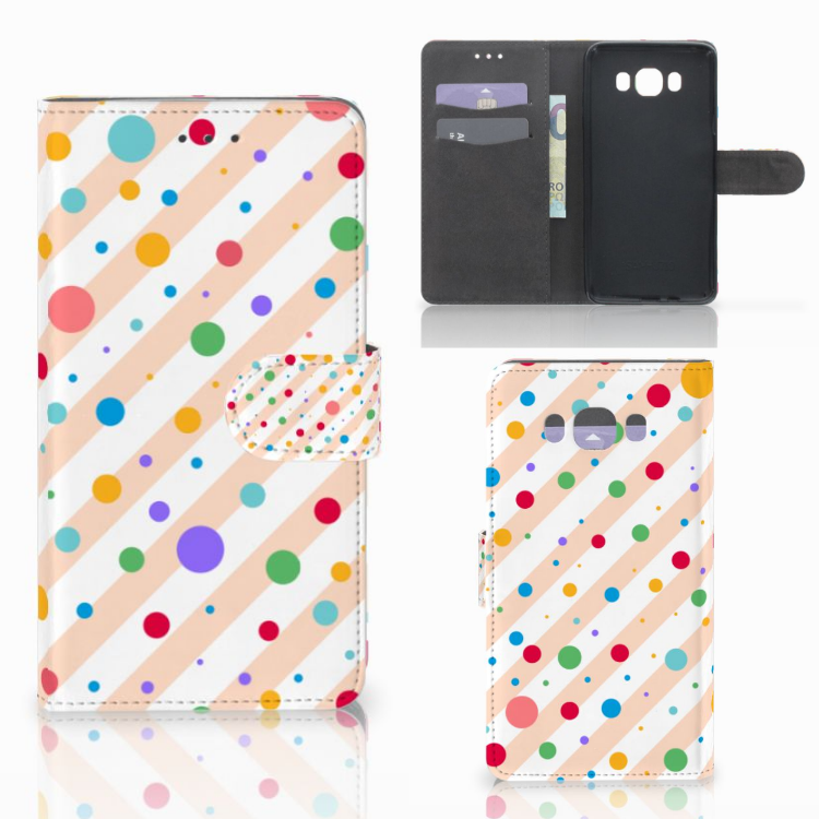Samsung Galaxy J7 2016 Telefoon Hoesje Dots
