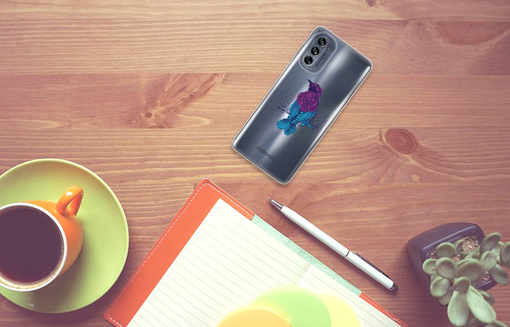 Motorola Moto G62 5G Telefoonhoesje met Naam Merel B2C Telecom