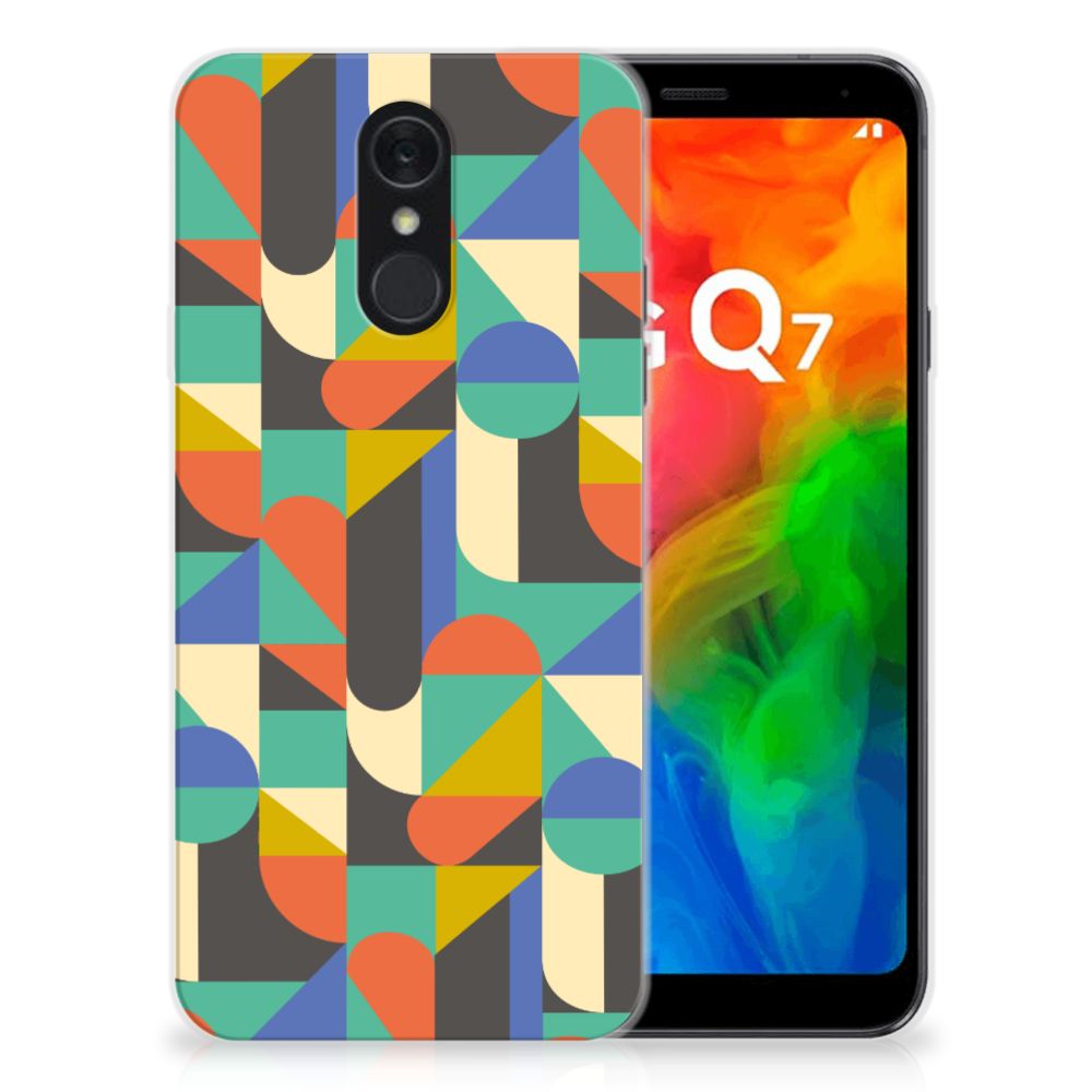 LG Q7 TPU bumper Funky Retro