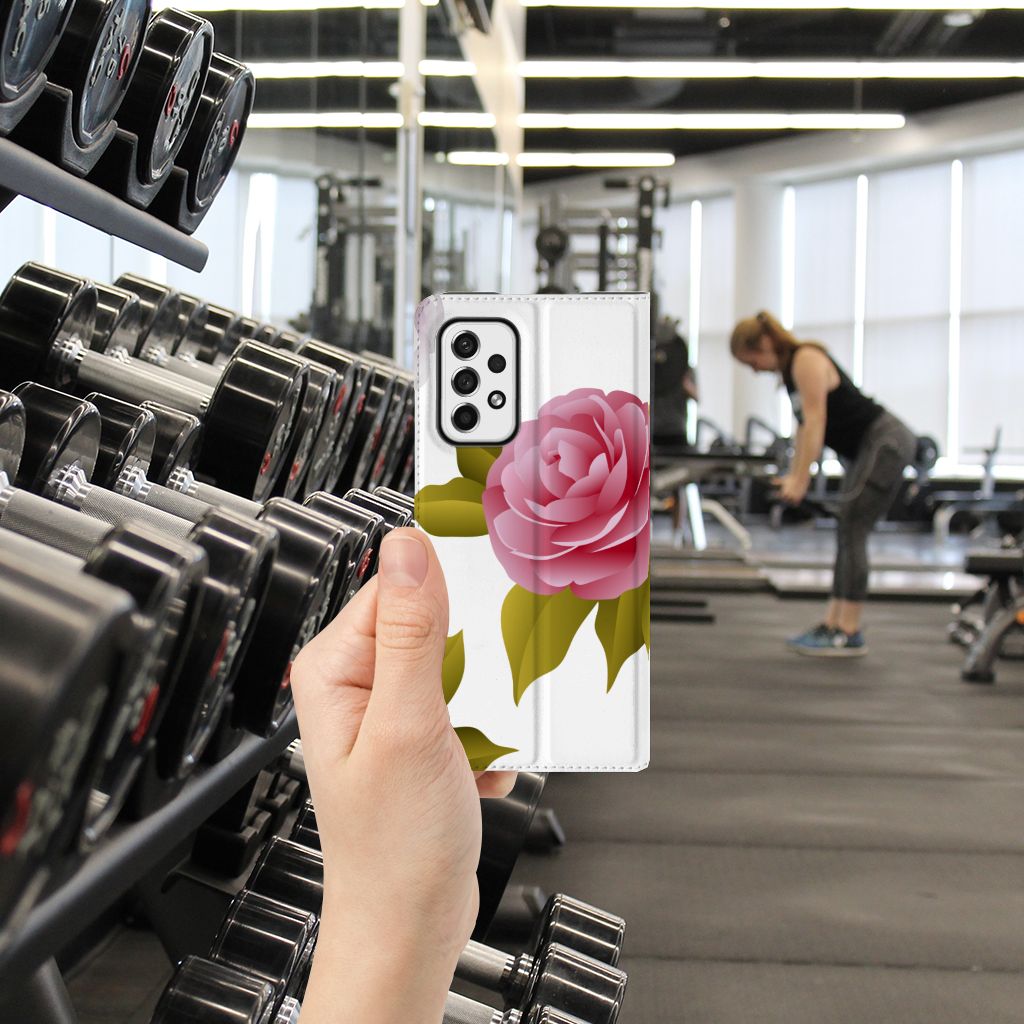 Samsung Galaxy A73 Smart Cover Roses - B2C Telecom