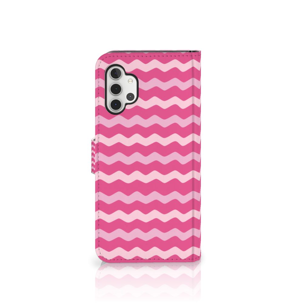 Samsung Galaxy A32 5G Telefoon Hoesje Waves Pink