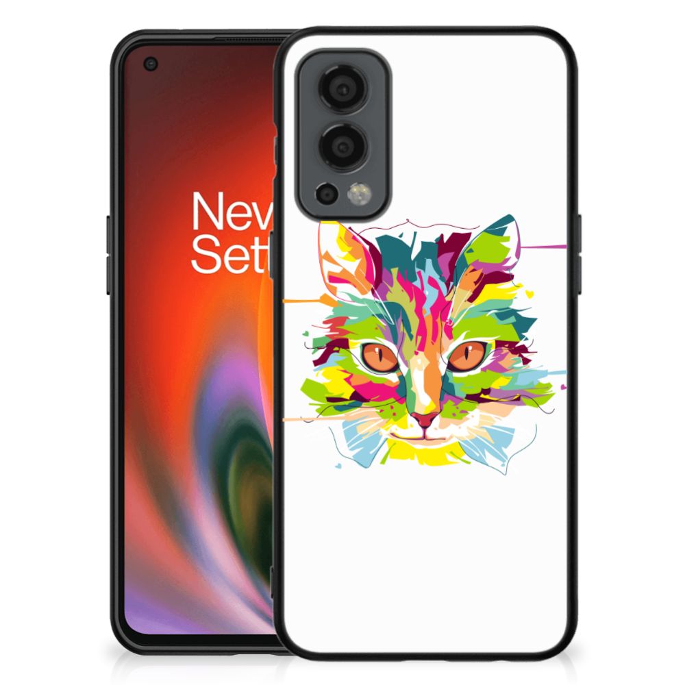 OnePlus Nord 2 Hoesje Cat Color