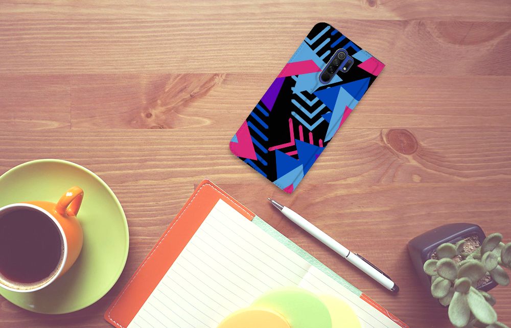 Xiaomi Redmi 9 Stand Case Funky Triangle - B2C Telecom