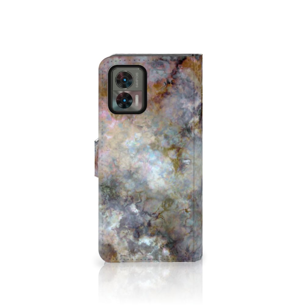 Motorola Edge 30 Neo Bookcase Marmer Grijs