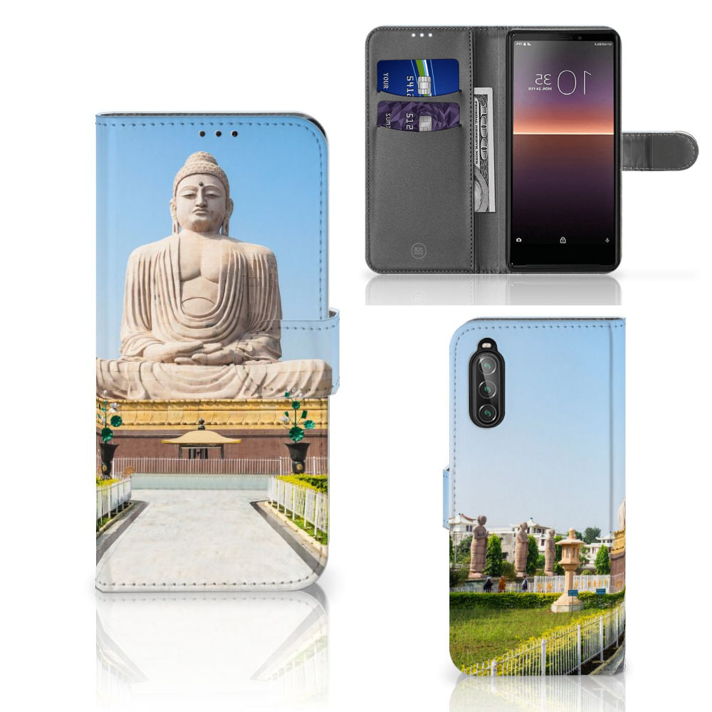 Sony Xperia 10 II Flip Cover Boeddha