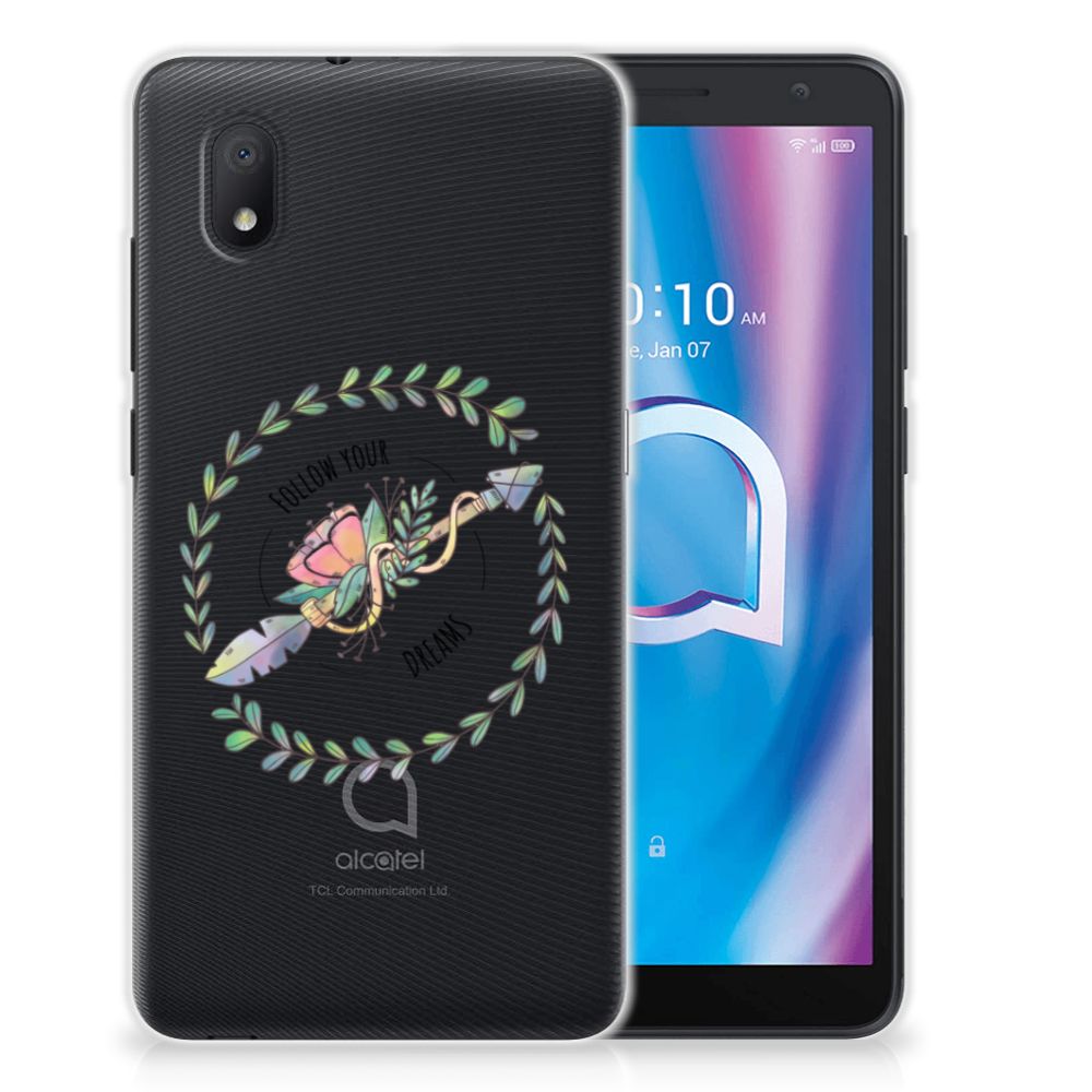 Alcatel 1B (2020) Telefoonhoesje met Naam Boho Dreams