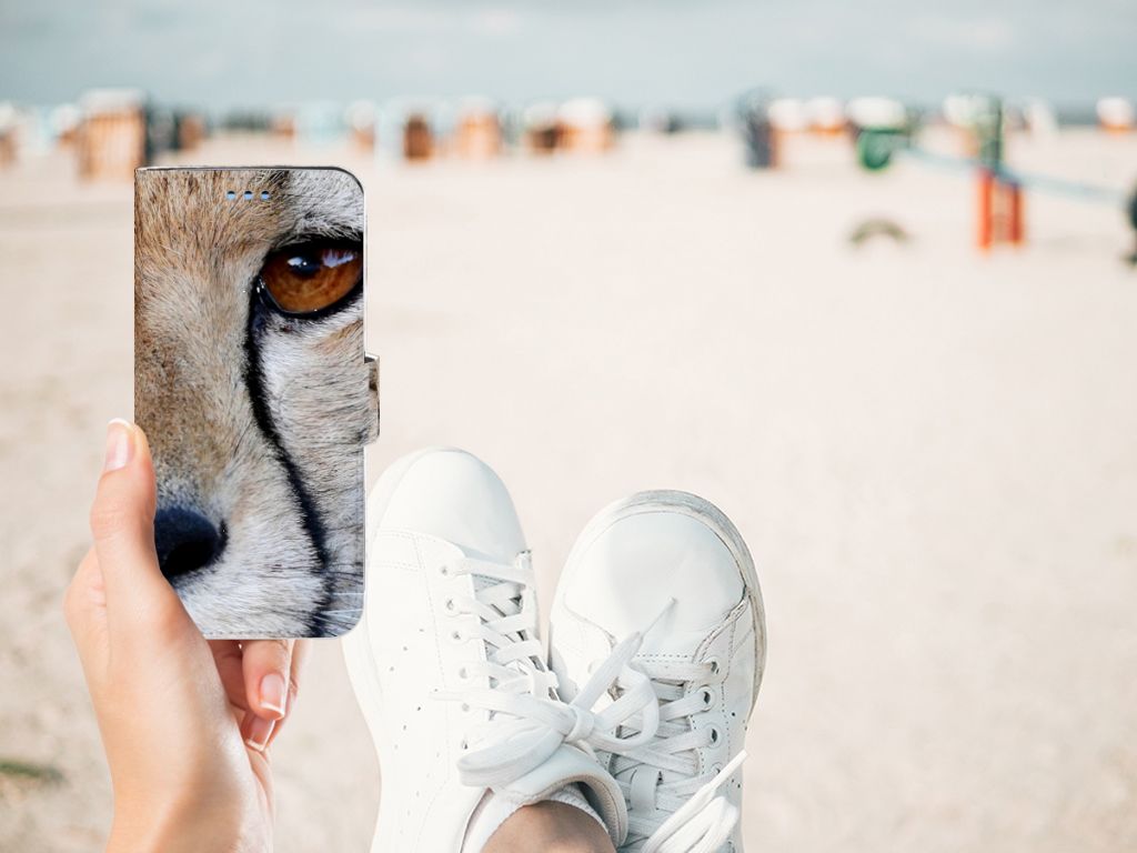 Samsung Galaxy S9 Telefoonhoesje met Pasjes Cheetah