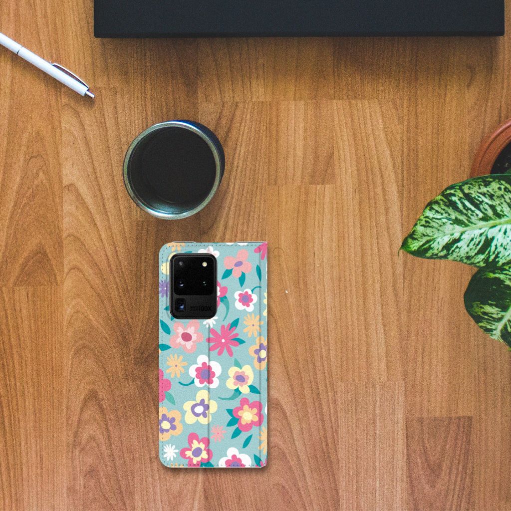 Samsung Galaxy S20 Ultra Smart Cover Flower Power - B2C Telecom