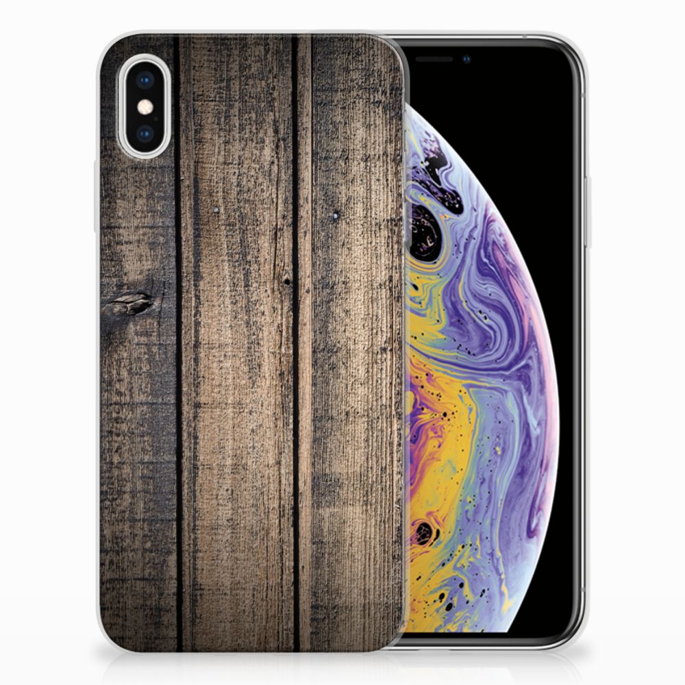 Apple iPhone Xs Max Bumper Hoesje Steigerhout