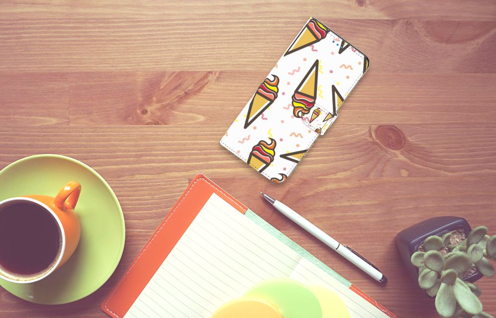Motorola Moto E32 | Moto E32s Book Cover Icecream