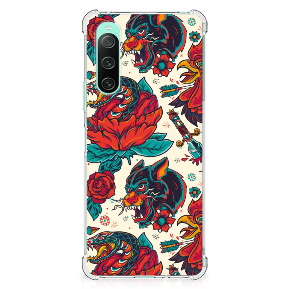 Anti-shock Hoesje met foto voor Sony Xperia 10 V Old Skool