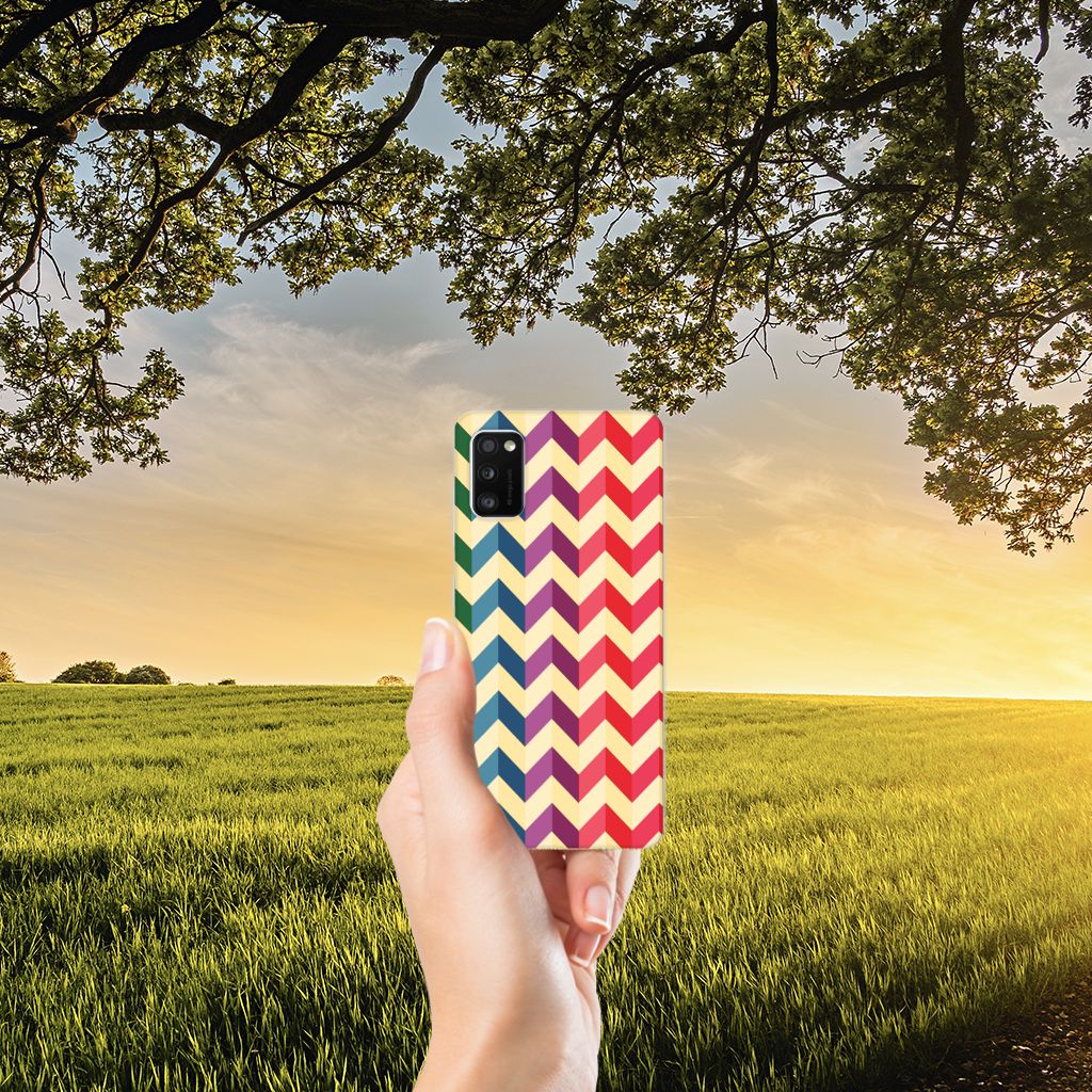 Samsung Galaxy A41 TPU bumper Zigzag Multi Color B2C Telecom