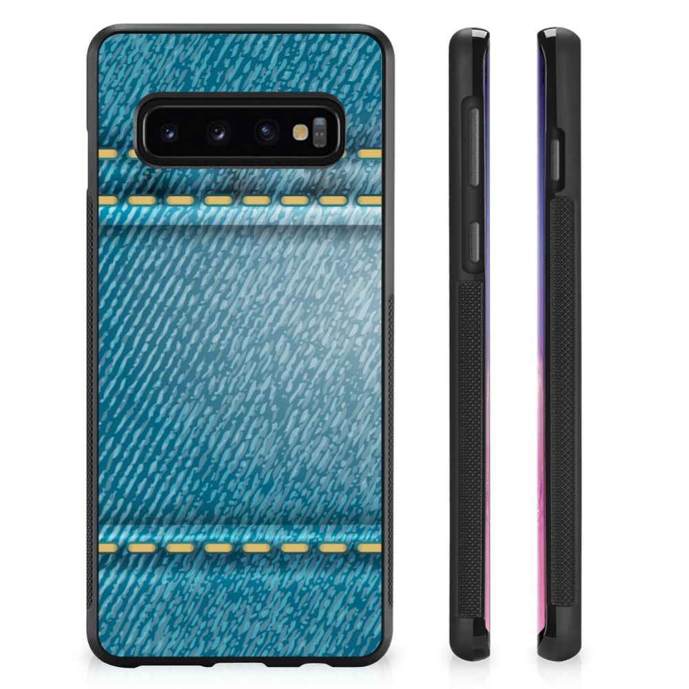 Samsung Galaxy S10+ TPU Bumper Case Jeans