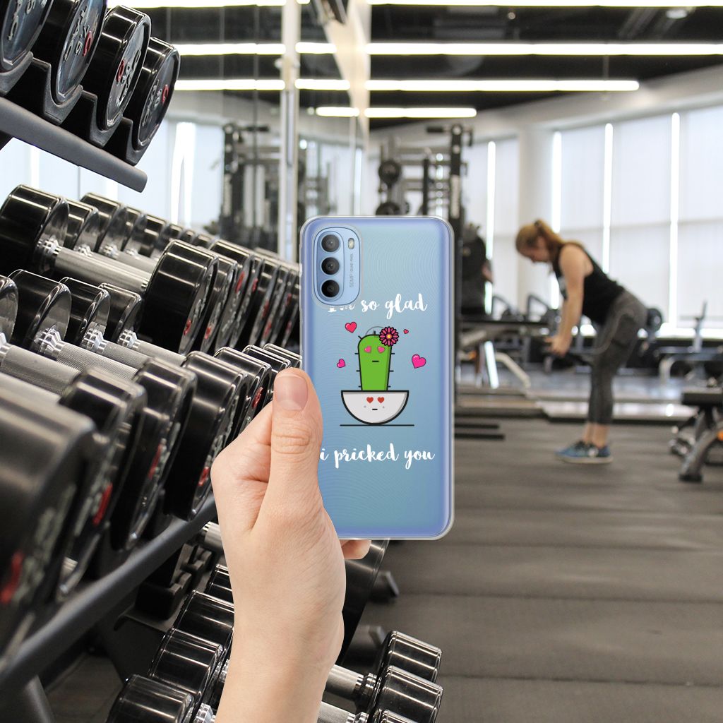 Motorola Moto G31 | G41 Telefoonhoesje met Naam Cactus Glad B2C Telecom