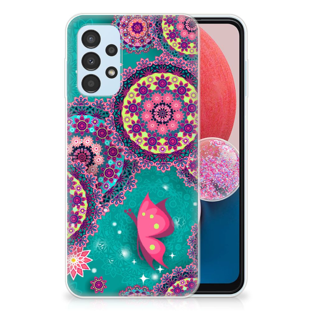Samsung Galaxy A13 4G Hoesje maken Cirkels en Vlinders B2C Telecom