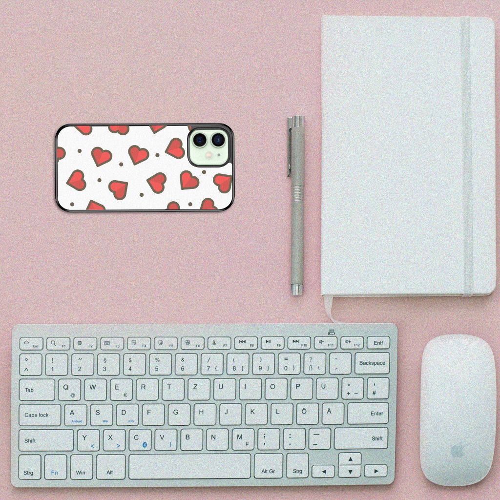 iPhone 12 Mini Bumper Case Hearts B2C Telecom