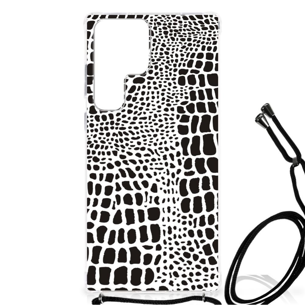 Samsung Galaxy S23 Ultra Case Anti-shock Slangenprint