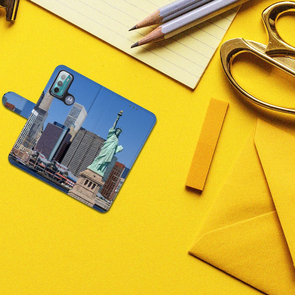 Motorola Moto G60 Flip Cover Vrijheidsbeeld