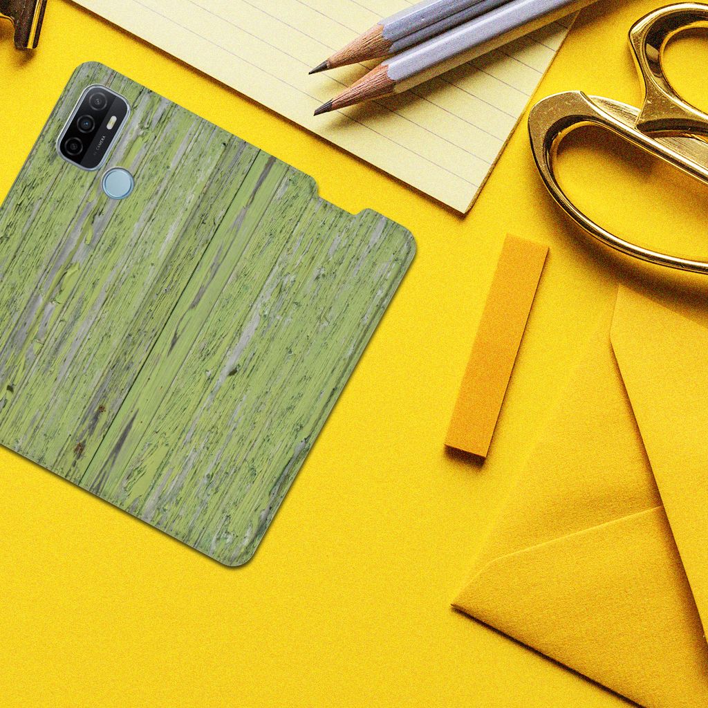 OPPO A53 | A53s Book Wallet Case Green Wood - B2C Telecom