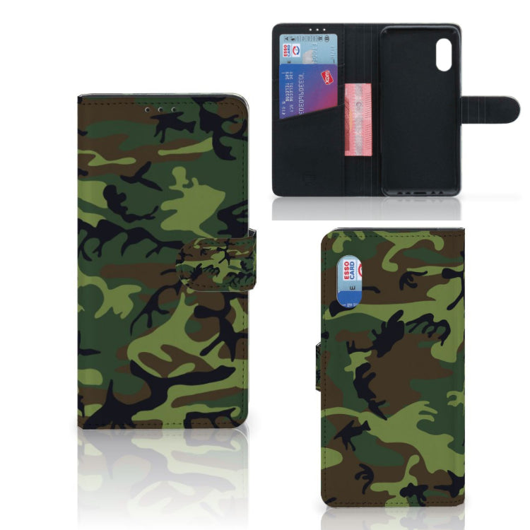 Samsung Xcover Pro Telefoon Hoesje Army Dark