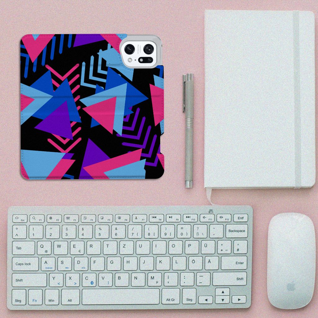 OPPO Find X5 Pro Stand Case Funky Triangle - B2C Telecom