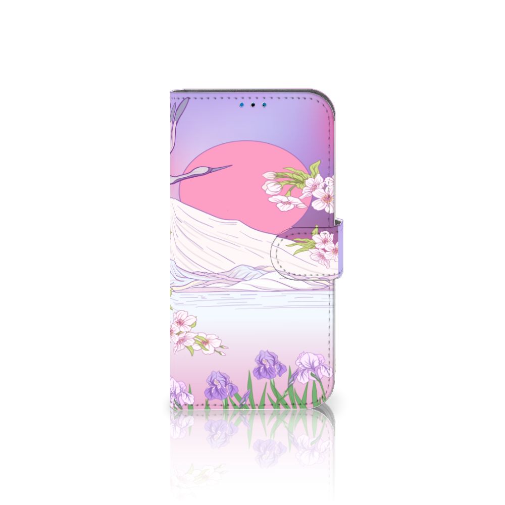 iPhone 14 Pro Telefoonhoesje met Pasjes Bird Flying