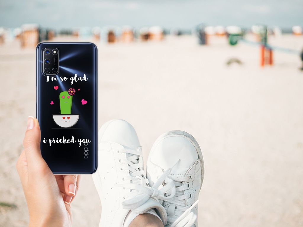 OPPO A52 | A72 Telefoonhoesje met Naam Cactus Glad B2C Telecom