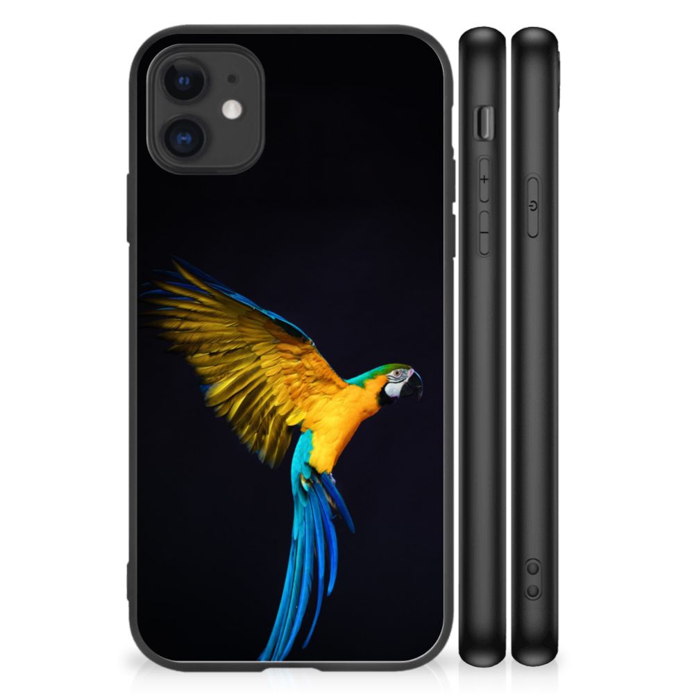 iPhone 11 Dierenprint Telefoonhoesje Papegaai B2C Telecom