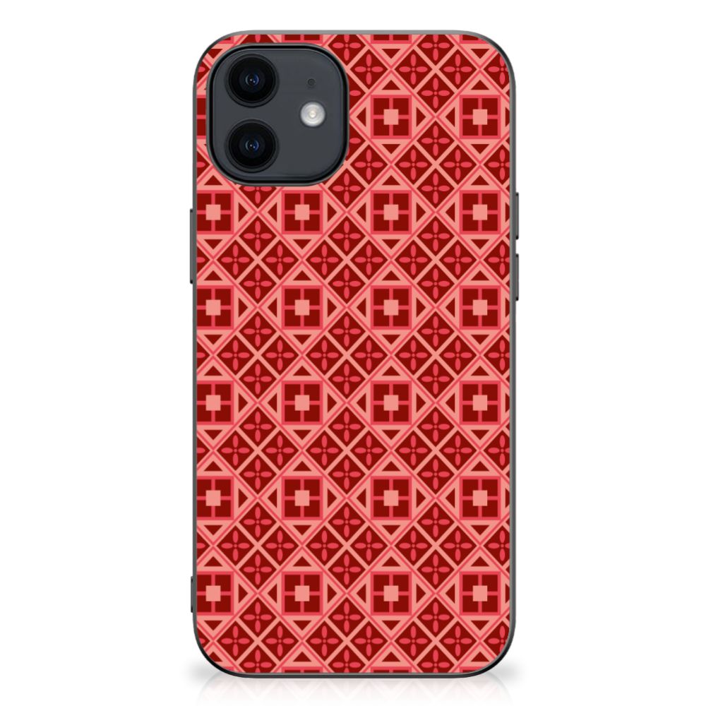 iPhone 12 Pro | 12 (6.1") Bumper Case Batik Rood