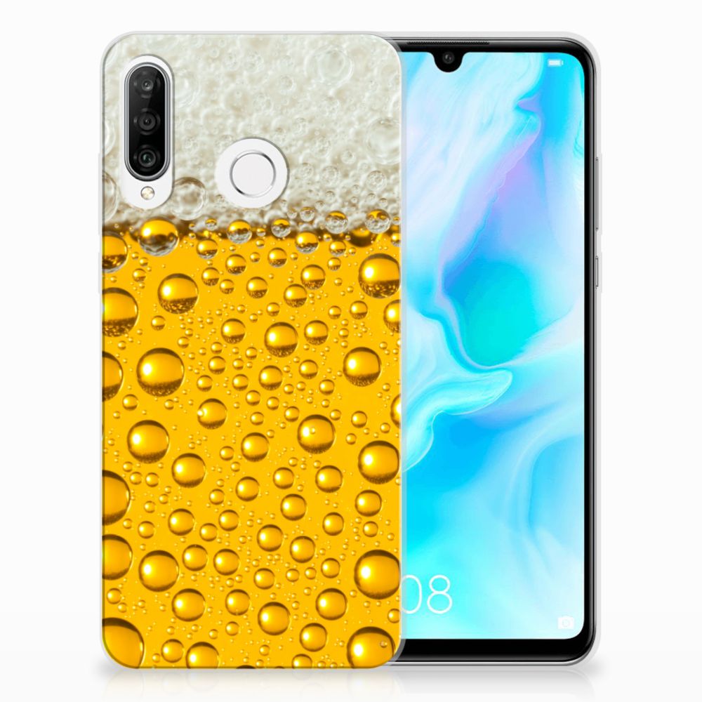 Huawei P30 Lite Siliconen Case Bier