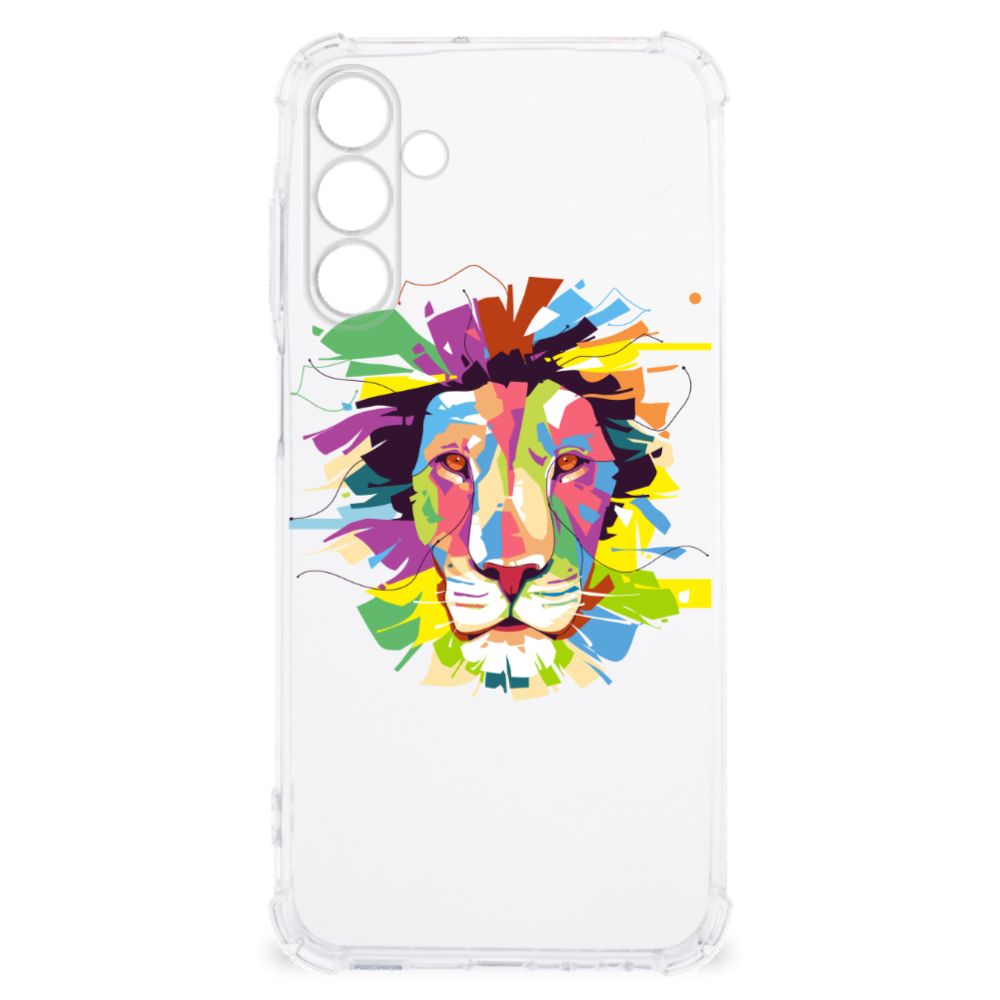 Samsung Galaxy A15 Stevig Bumper Hoesje Lion Color