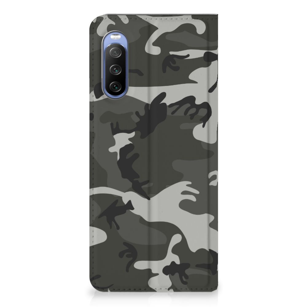 Sony Xperia 10 III Hoesje met Magneet Army Light - B2C Telecom
