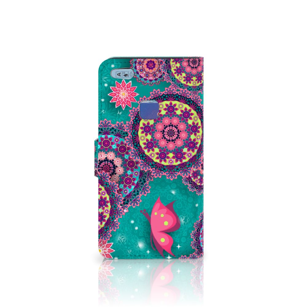 Huawei P10 Lite Hoesje Cirkels en Vlinders
