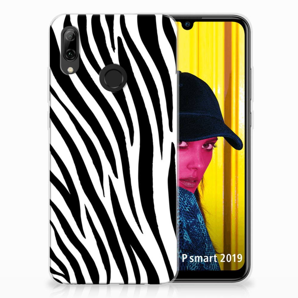 Huawei P Smart 2019 TPU Hoesje Zebra