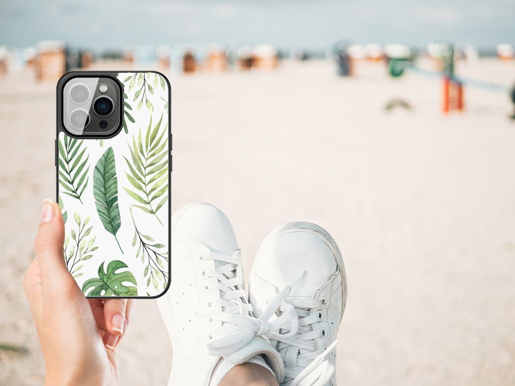 iPhone 13 Pro Max Bloemen Hoesje Leaves B2C Telecom