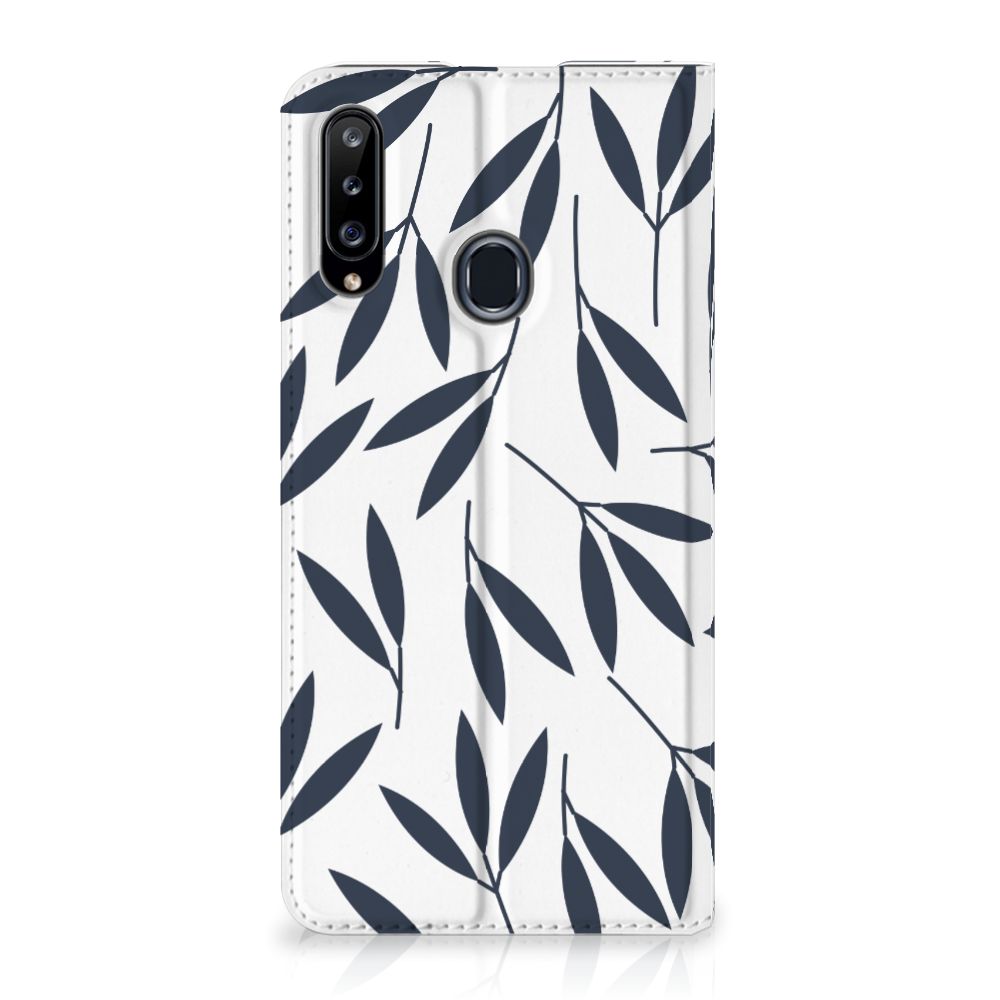 Samsung Galaxy A20s Smart Cover Leaves Blue - B2C Telecom
